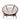 American Walnut Circle Chair - Stylish Mid-Century Modern Seating - DecorOfficial