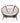 American Walnut Circle Chair - Stylish Mid-Century Modern Seating - DecorOfficial
