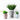 Geometric Face Vase - Modern Nordic Decor نباتات - DecorOfficial