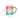 Rainbow Glass Mug - Colorful Drinkware Cup - DecorOfficial