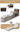 Luxury Leather Bed Frame with Massage Chair - Modern Multifunctional Design - DecorOfficial