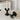 Roman Column Matte Black Candelabra - DecorOfficial