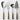 Stainless Steel Cooking Set - Peach Handle Utensils and Cake Server - DecorOfficial