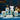Tropical Rainforest Bathroom Set - 5-Piece Ceramic Sanitary Ware - DecorOfficial