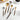 Wooden Handle Flatware Set - 5 Piece Utensil Collection - DecorOfficial
